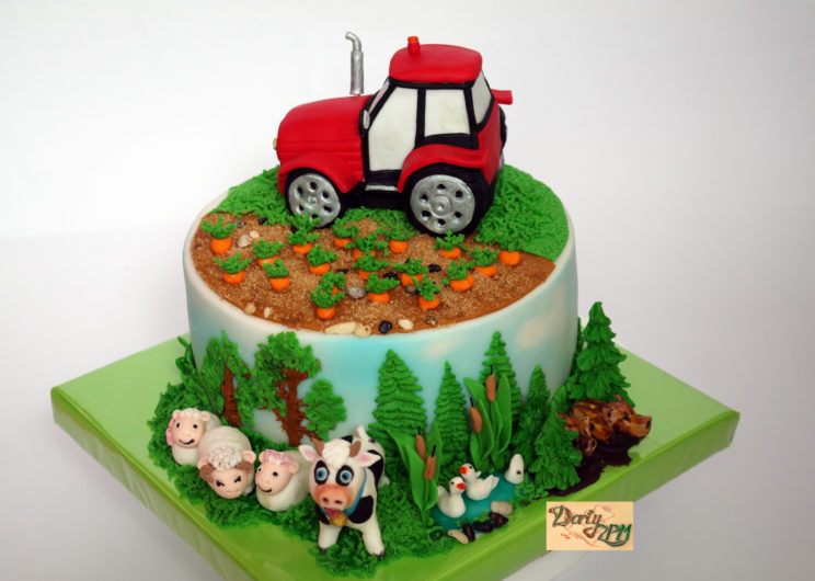 dort,traktor,farma,zvířátka